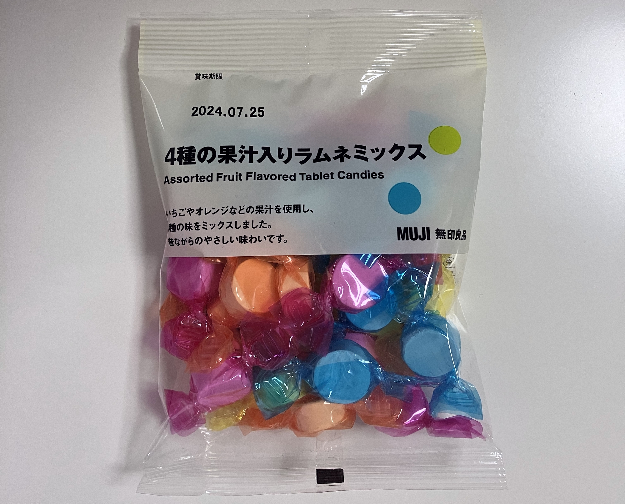 ４種の果汁入りラムネミックス
