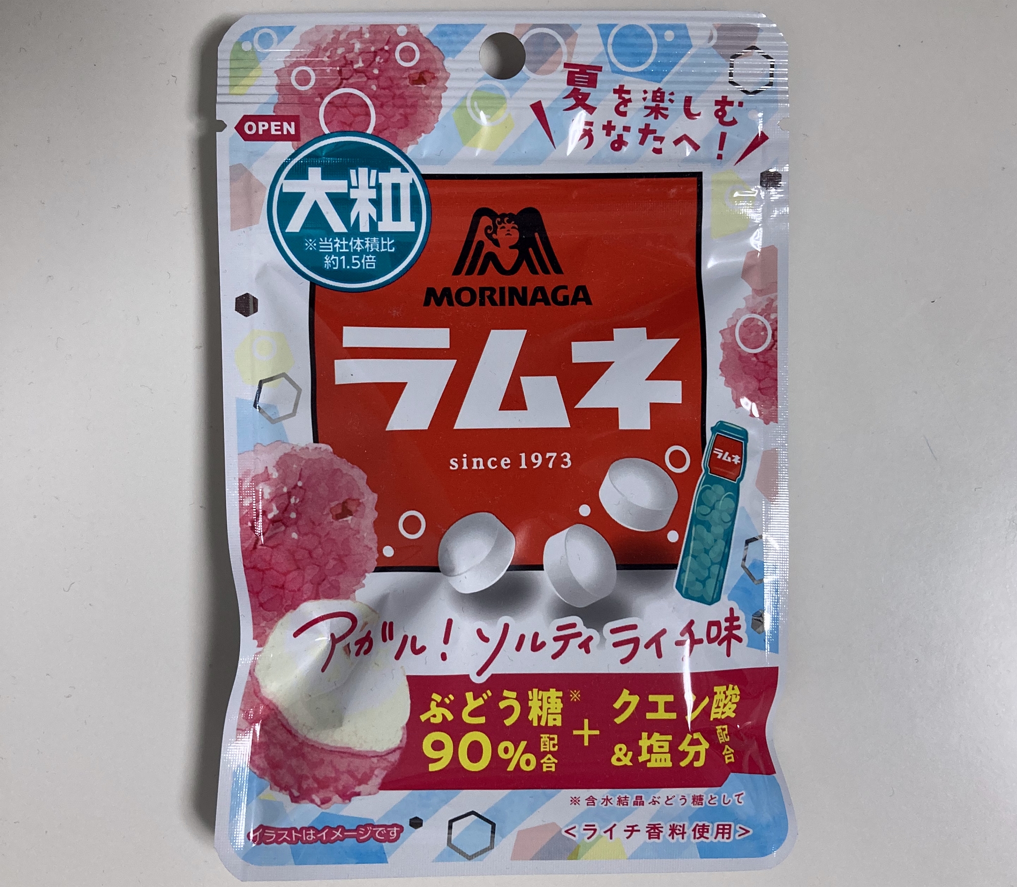 大粒ラムネ ソルティライチ味